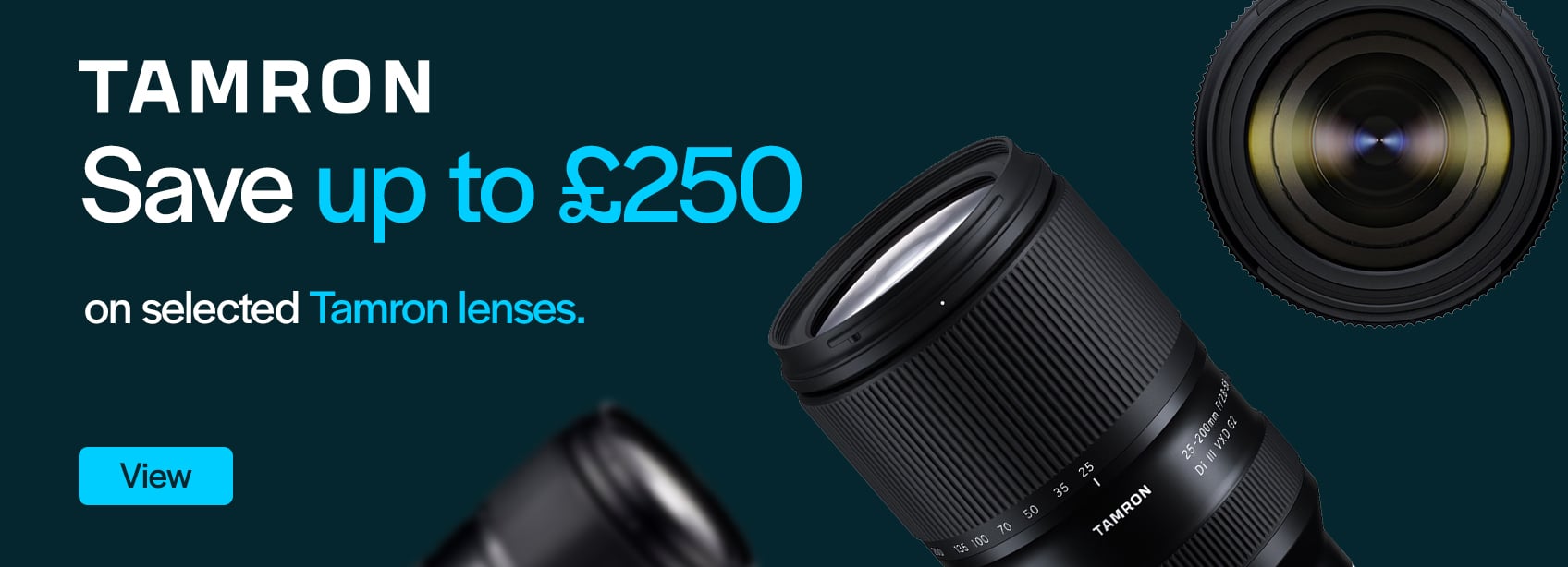 Tamron offers save up to £250